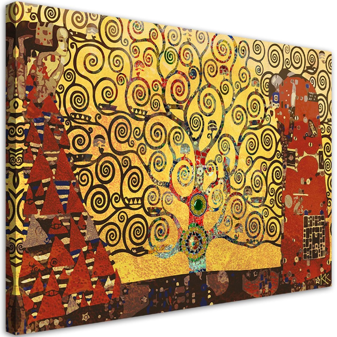 Obraz na p tnie Gustav Klimt Drzewo ycia 100x70